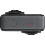 KanDao QooCam 3 360° Action Camera Travel Combo | Dual-Lens 5.7K Video Capture with Image Stabilization, Waterproof Design | 64GB Card + 50-in-1 Accessory Kit