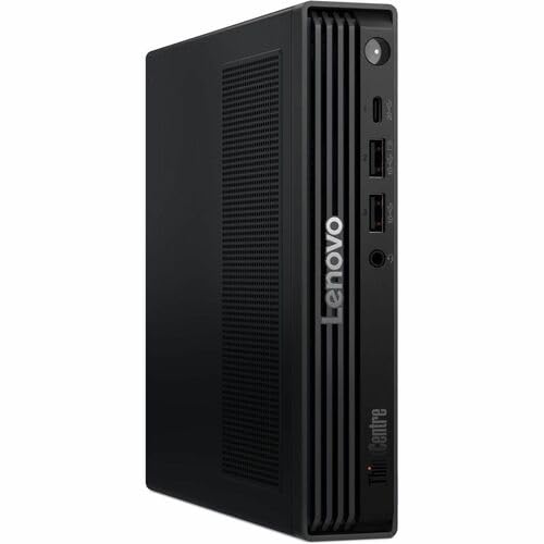 Lenovo ThinkCentre M90q Gen 6 13AC001YUS Desktop Computer - Intel Core Ultra 7 265-16 GB - 512 GB PCI Express NVMe 4.0 x4 SSD - Tiny - Black - Intel Q870 Chip - Windows 11 Pro - Intel DDR5 SDRAM - E