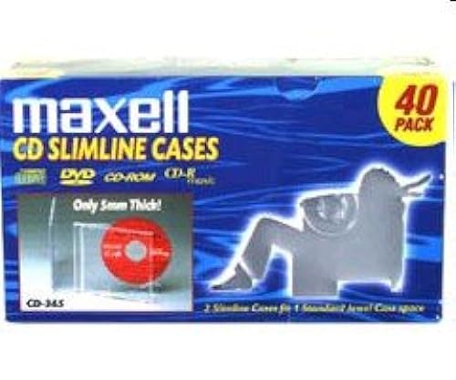 Maxell Clear Slim Jewel Cases