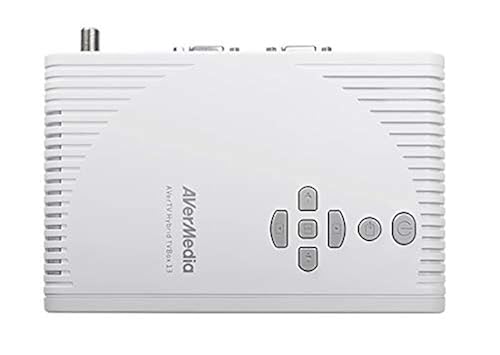 AVerMedia AVerTV Hybrid TVBox 13, HD Video On Your Monitor or TV, Muitiple Input/Output, TV Tuner, Video Hub, Remote Control (A200P)