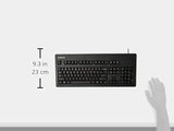 Cherry Electronics G80-3000LSCEU-2 104key Ps2/Usb Keyb Blk 19.7in ADP Crosspnt Keyswitches