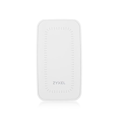 Zyxel WiFi 6 AX3000 Dual-Radio NebulaFlex Pro Wall-Plate Access Point | PoE+ [WAX300H] WiFi 6 | AX3000 | Wall Plate