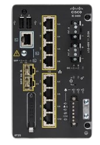 Cisco Catalyst IE3400 Rugged Series - Network Essentials - Switch - Managed - 8 x 10/100/1000 + 2 x Gigabit SFP - DIN ra
