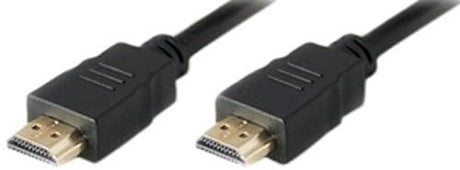 AddOn 5 Pack of 91.00cm (3.00ft) HDMI 1.4 Male to Male Black Cable