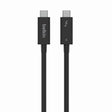 Belkin Thunderbolt 4 Cable (1M, 3.3ft Power Cable), USB-C to USB-C Cable w/ 100W Power Delivery, USB 4 Compliant, Compatible with Thunderbolt 3, MacBook Pro, eCPU & More - Intel Thunderbolt Certified 1M Cable Length