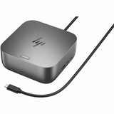 HP Thunderbolt 4 100W TAA G6 Dock (9X478AA) - for Notebook - Charging Capability - 120 W - Thunderbolt 4-4 Displays Supported - 8K, QHD @ 60Hz, FHD @ 60Hz, 5K @ 60Hz, 4K @ 60Hz - 7680 x 4320, 2560 x