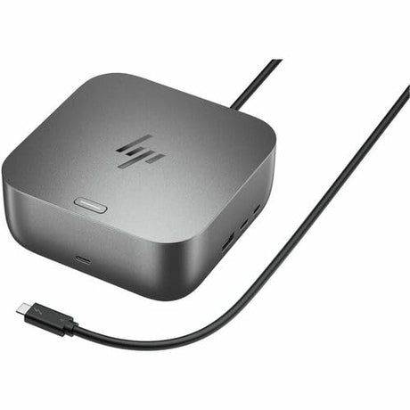 HP Thunderbolt 4 100W TAA G6 Dock (9X478AA) - for Notebook - Charging Capability - 120 W - Thunderbolt 4-4 Displays Supported - 8K, QHD @ 60Hz, FHD @ 60Hz, 5K @ 60Hz, 4K @ 60Hz - 7680 x 4320, 2560 x