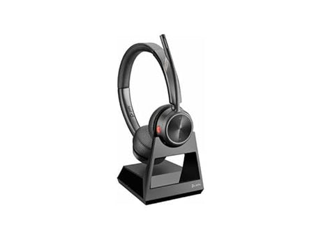 HP Poly Wireless Decttm Headset System for Desk Phones - Stereo - Wireless - DECT - 393.7 ft - Over-The-Head - Binaural - Ear-Cup - Noise Cancelling MicrophoneTAA Compliant