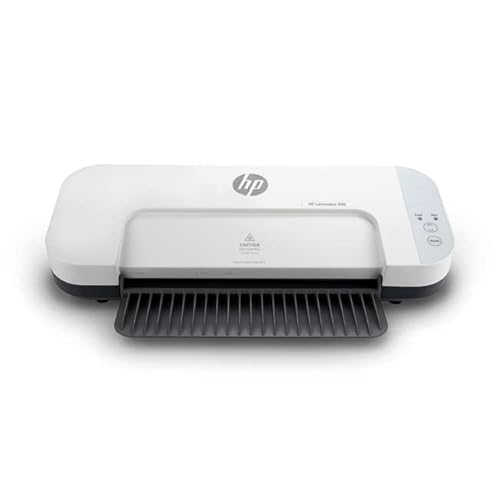 HP - Hot & Cold Laminator Machine with 50 Laminating Pouches, 9.2-Inch Thermal Laminator with 4 Rollers, Ideal for Photos & Documents