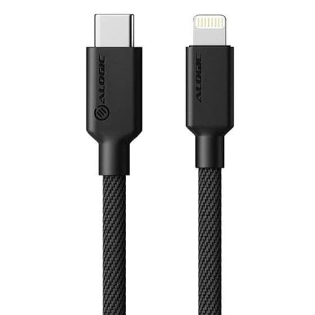 Alogic Elements PRO USB-C to Lightning Cable, 2 Meter Length, Black