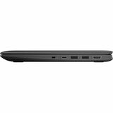 HP Pro x360 Fortis 11 G5 11.6 Touchscreen Rugged Convertible 2 in 1 Chromebook - HD - Intel N-Series N100-8 GB - 64 GB Flash Memory - Jack Black - Intel Chip - 1366 x 768 - ChromeOS - Intel UH