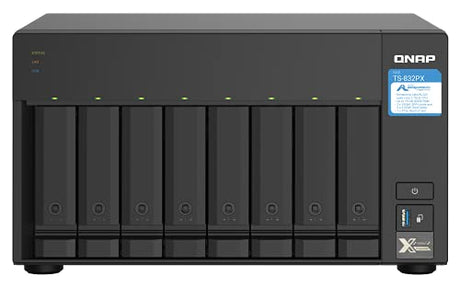 Qnap TS-832PX-4G SAN/NAS Storage System TS832PX4GU