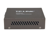 TP-Link Gigabit SFP to RJ45 Fiber Media Converter, Fiber to Ethernet Converter 10/100/1000Mbps RJ45 Port to 1000Base-SX Multi-Mode Fiber (MC200CM) Black