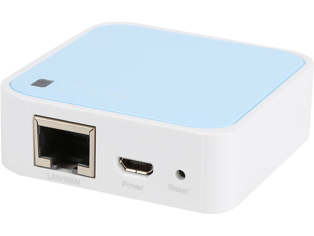 TP-Link N300 Wireless Portable Nano Travel Router(TL-WR802N) - WiFi Bridge/Range Extender/Access Point/Client Modes, Mobile in Pocket TL-WR802N