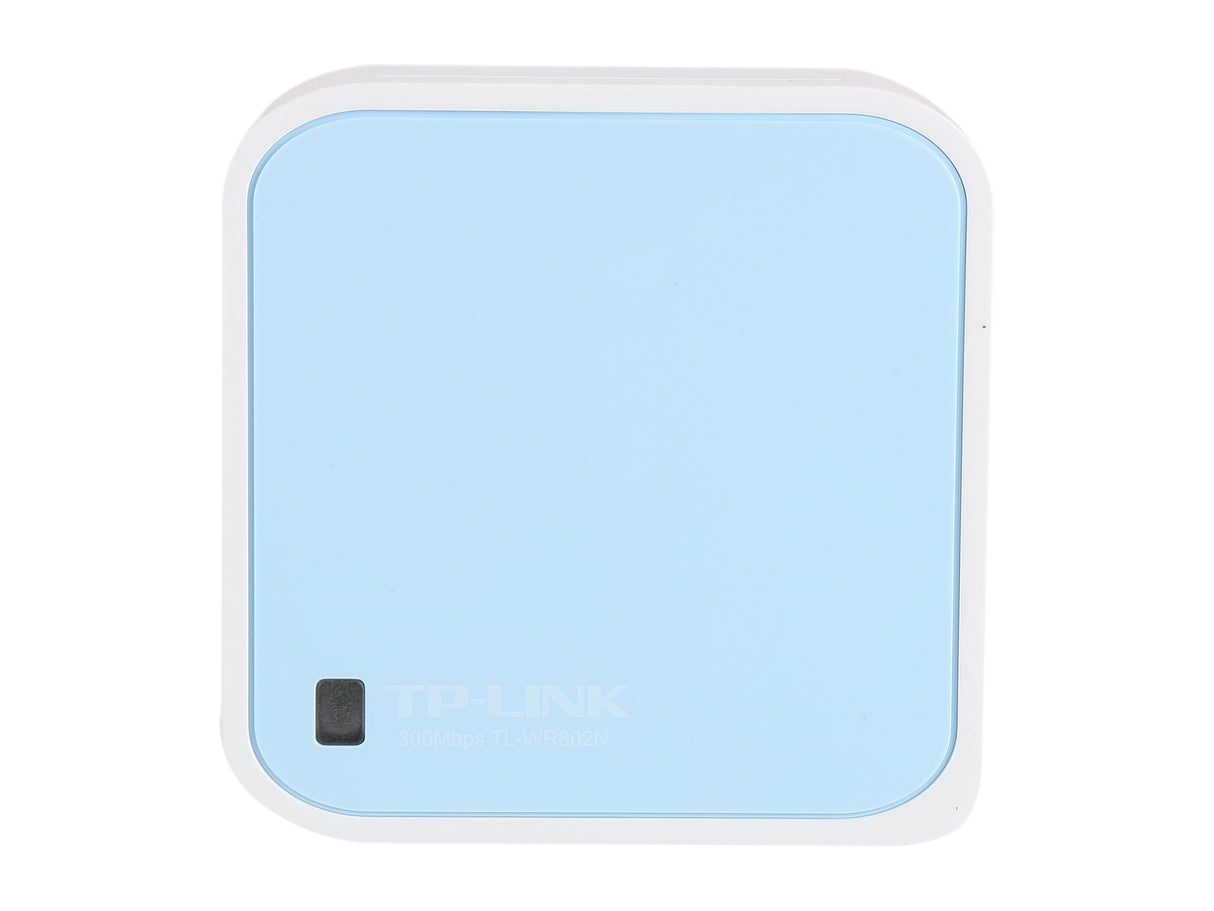 TP-Link N300 Wireless Portable Nano Travel Router(TL-WR802N) - WiFi Bridge/Range Extender/Access Point/Client Modes, Mobile in Pocket TL-WR802N