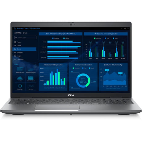 Dell Precision 3000 3581 15 Mobile Workstation - Full HD - 1920 x 1080 - Intel Core i7 13th Gen i7-13800H Tetradeca-core (14 Core) 2.50 GHz - 16 GB Total RAM - 512 GB SSD - Titan Gray