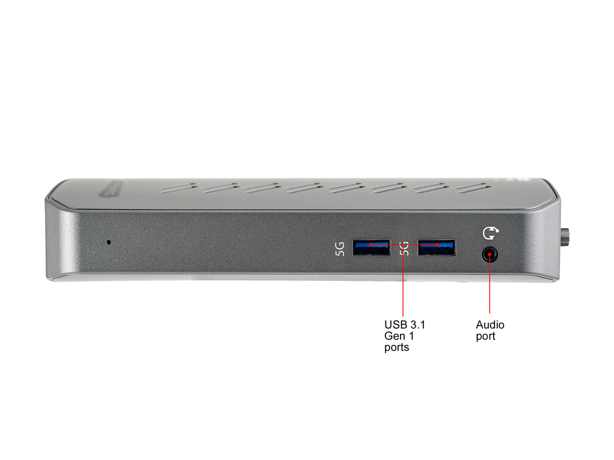 USB-C & USB-A Dock - Hybrid Universal Laptop Docking Station with 100W  Power Delivery - Dual Monitor 4K 60Hz HDMI & DisplayPort - 4x USB 3.1 Gen 1