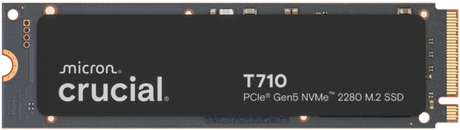 Crucial T710 2TB 3D TLC NAND Flash PCIe Gen 5 X4 NVMe M.2 Internal SSD