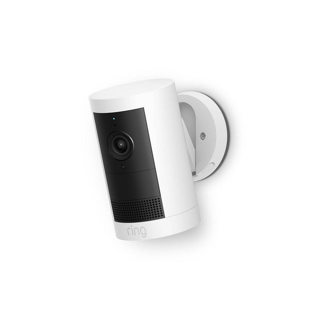 Ring Outdoor Security Camera Plus Battery - White