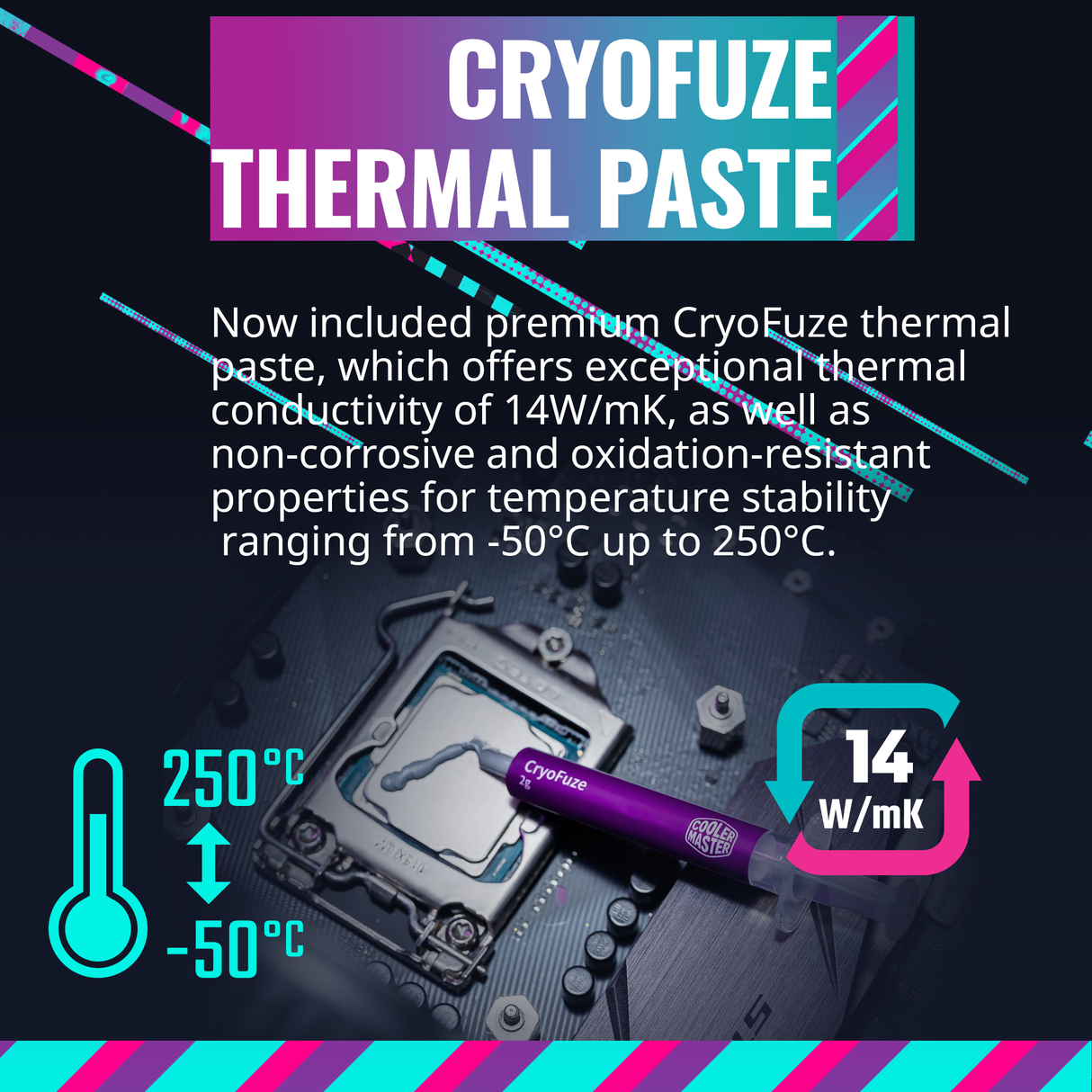 Cooler Master Hyper 620S Dual Tower CPU Air Cooler, ARGB Sync, 120mm PWM Fan, 6 Copper Direct Contact Heat Pipes, 154.9mm Tall, Brackets AMD Ryzen AM5/AM4, Intel LGA 1851/1700/1200 (RR-D6NA-17PA-R1)