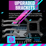 Cooler Master Hyper 622 Halo White CPU Air Cooler, MF120 Halo² Fan, Dual Loop ARGB, Aluminum Top Cover, 6 Copper Heat Pipes, 154mm (H) for AMD Ryzen AM5/AM4, Intel LGA1700/1200 (RR-D6WW-20PA-R1)