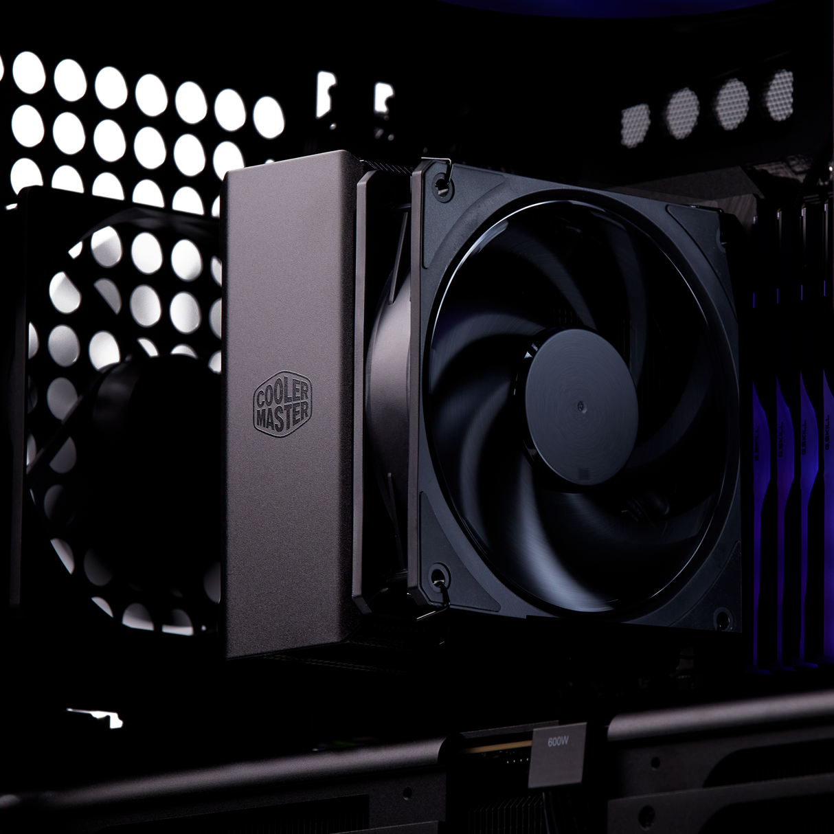 Cooler Master Hyper 212 3DHP ARGB CPU Air Cooler - Patented 3D Heat Pipe Technology, 120mm PWM High Airflow ARGB Fan, Quiet Cooling & Easy Installation, AMD AM5/AM4 & Intel LGA 1851/1700, Black