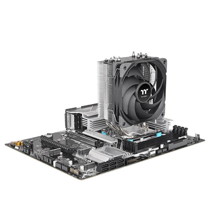 Thermaltake UX500 CPU Cooler; 5xØ6mm Copper Heatpipes; 120mm PWM Fan; 700~1800 RPM; Intel/AMD Compatible; Single Tower; 260W TDP; Black; CL-P150-AL12BL-A
