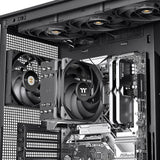 Thermaltake UX500 CPU Cooler; 5xØ6mm Copper Heatpipes; 120mm PWM Fan; 700~1800 RPM; Intel/AMD Compatible; Single Tower; 260W TDP; Black; CL-P150-AL12BL-A
