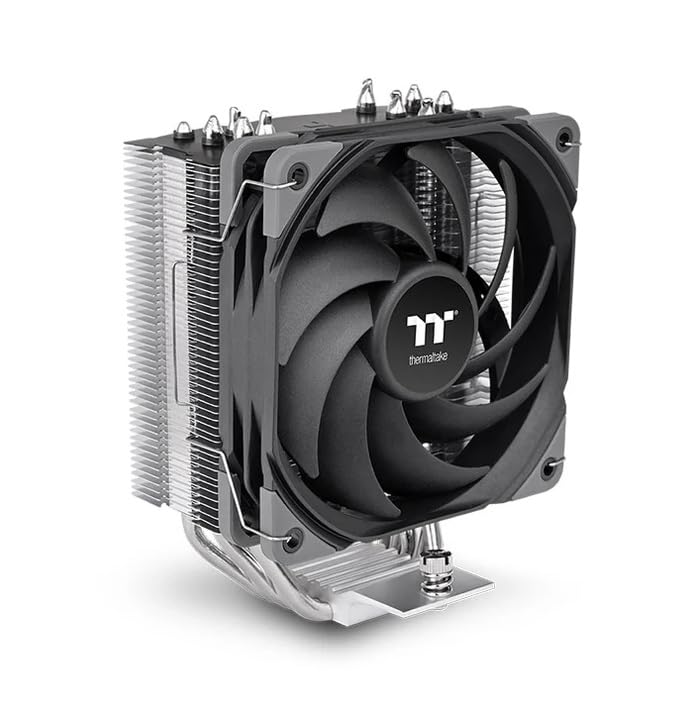 Thermaltake UX500 CPU Cooler; 5xØ6mm Copper Heatpipes; 120mm PWM Fan; 700~1800 RPM; Intel/AMD Compatible; Single Tower; 260W TDP; Black; CL-P150-AL12BL-A