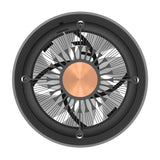 Thermaltake UX150-L ARGB CPU Cooler; Copper Base/Aluminum Fins; 130mm PWM Fan; 500~2400 RPM; LGA 1851/1700/1200/1156/1155/1151/1150; Infinity Mirror; 130W TDP; Black; CL-P147-CA13SW-A