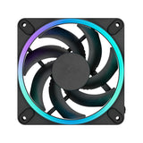 Fractal Design Momentum 12 RGB PWM Black 120 mm ARGB LED FDB (Fluid Dynamic Bearing) PC Case Fan