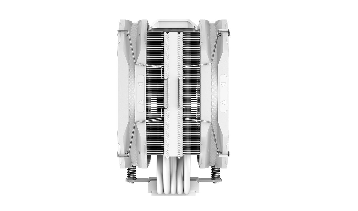 DeepCool AS500 PLUS WH CPU Air Cooler with 2 140mm PWM Fan, A-RGB Top Cover, 5 Heat Pipe Design