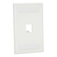 Panduit Mini-Com, Classic, Faceplate, 1 Port, White