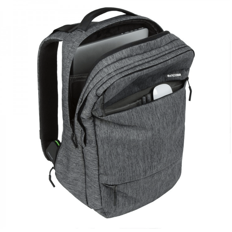 Incase City Backpack - Heather Black/Gunmetal Gray