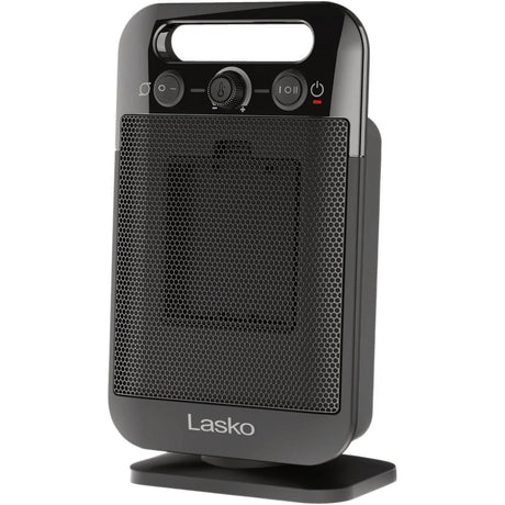 Lasko Oscillating Personal Tabletop Ceramic Space Heater, Adjustable Thermostat, Black