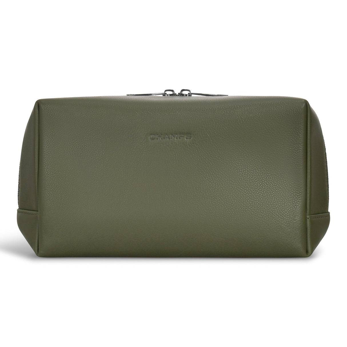 Champs Onyx / Leather Toiletry Bag OB-408-KHAKI