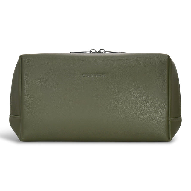 Champs Onyx / Leather Toiletry Bag OB-408-KHAKI