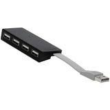 Targus ACH114US 4-Port USB Hub - USB Type A - 4 USB Port(s) - 4 USB 2.0 Port(s) - PC, Mac