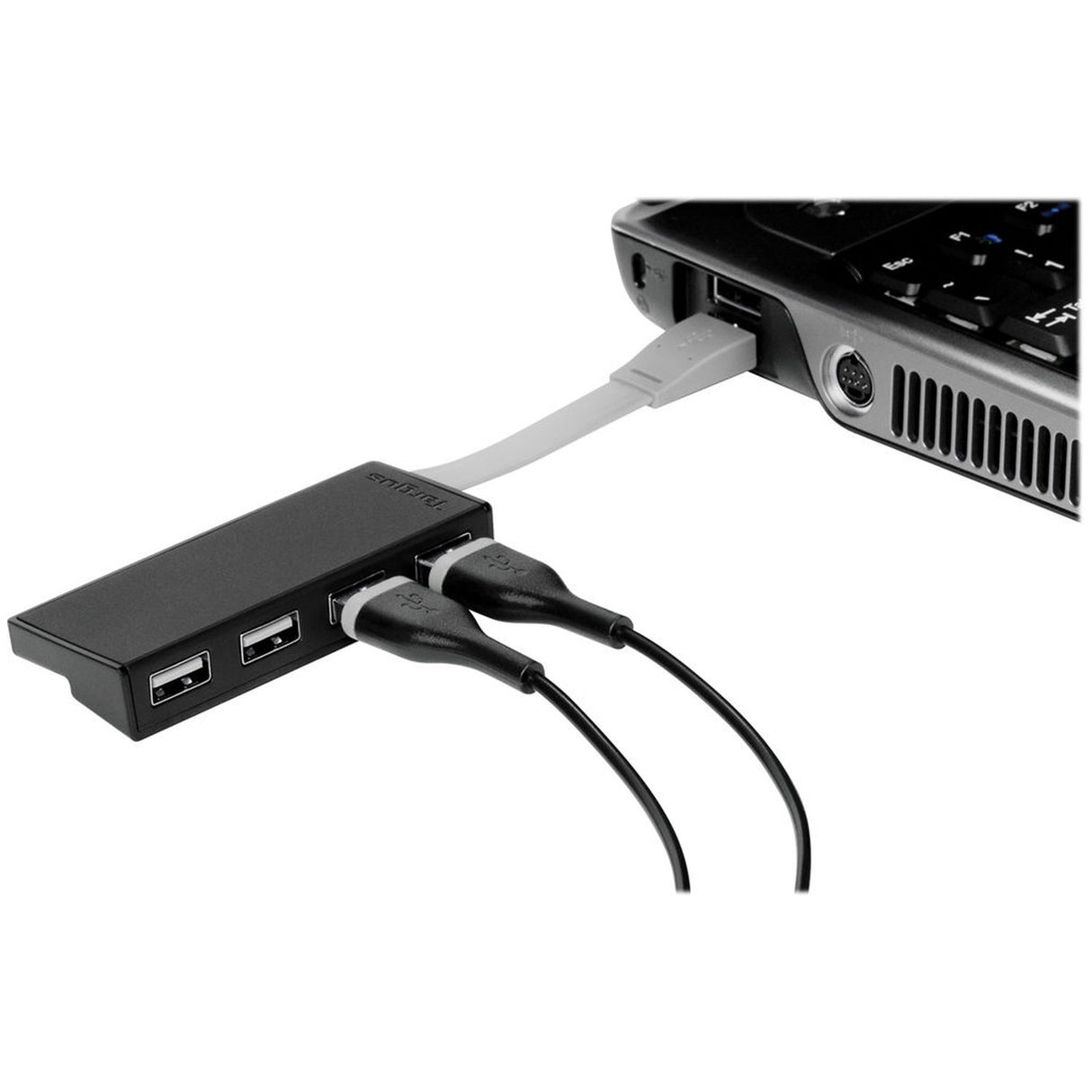 Targus ACH114US 4-Port USB Hub - USB Type A - 4 USB Port(s) - 4 USB 2.0 Port(s) - PC, Mac