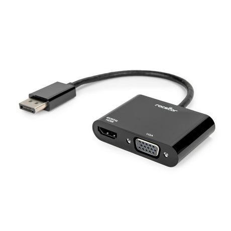 Rocstor Displayport To Hdmi Vga Active Adapter Y10a295-B1