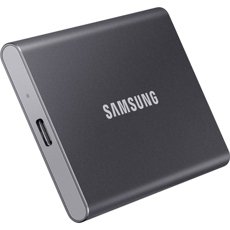 Samsung T7 MU-PC2T0T/AM 2 TB Portable Solid State Drive - External - PCI Express NVMe - Titan Gray