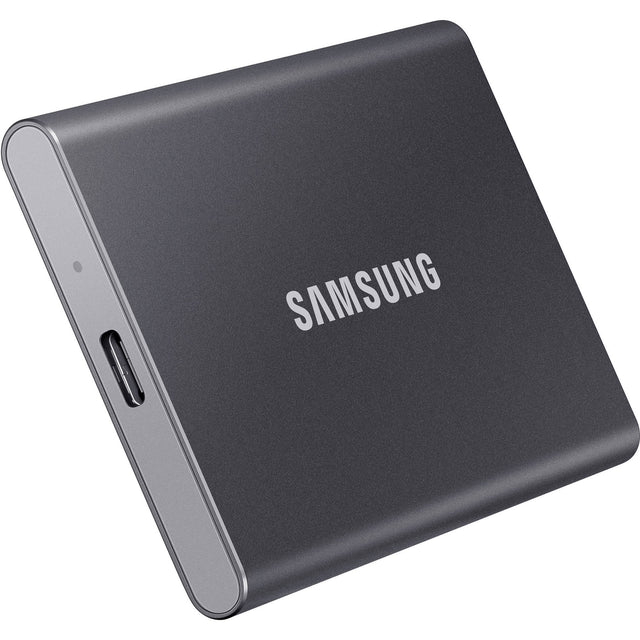 Samsung SSD T7 Portable External Solid State Drive 1TB, Up To 1050MB/s, USB 3.2 Gen 2, Reliable Storage For Gaming, Students, Professionals, MU-PC1T0T/AM, Gray