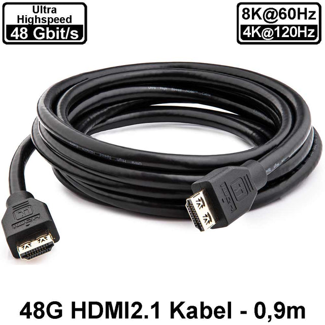 Kramer C-HMU 8K HDMI Cable With Ethernet - 3 Foot
