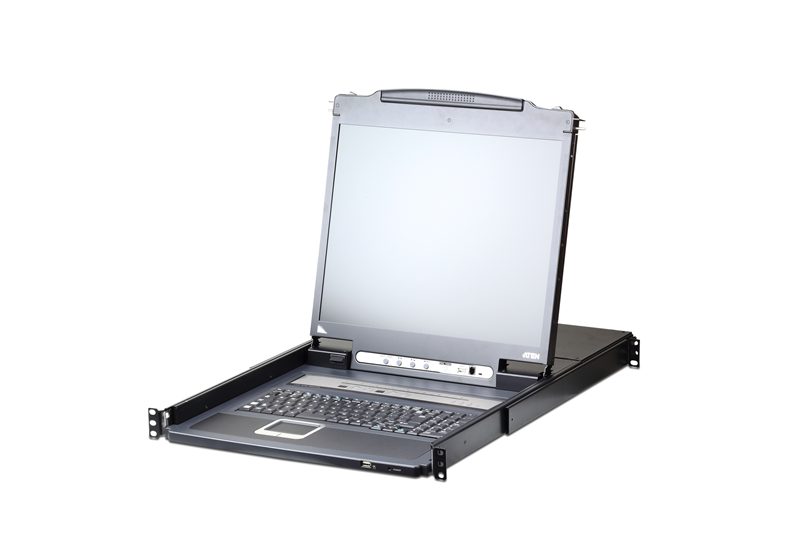 Aten 8-Port 19 LCD Integrated IP KVM CL5708iN