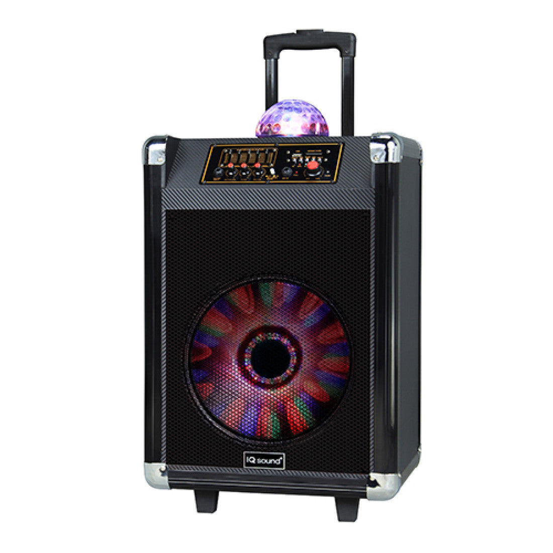 Jupiter Gear Home 12 Portable Bluetooth DJ Speaker W/ Disco Ball Black