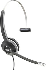 Cisco Headset 531, Wired Single On-Ear Quick Disconnect with USB-A Adapter, Charcoal, 2-Year Limited Liability Warranty (CP-HS-W-531-USBA=)