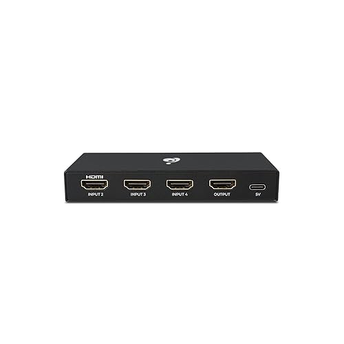 IOGEAR 4-Port 8K UltraHD HDMI Switch, GHDSW8K4 4 Port 8K Switch