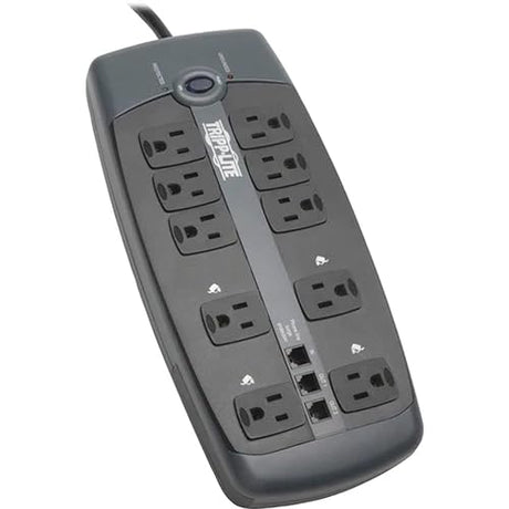 Tripp Lite Protect It! Surge Protector, 10 AC Outlets, 8 Ft Cord, 2, 395 J, Black