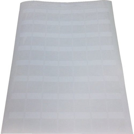 Panduit S100X125YAJ Laser/Inkjet Self-Laminated Label, Polyester, Clear/White (2,500-Pack)