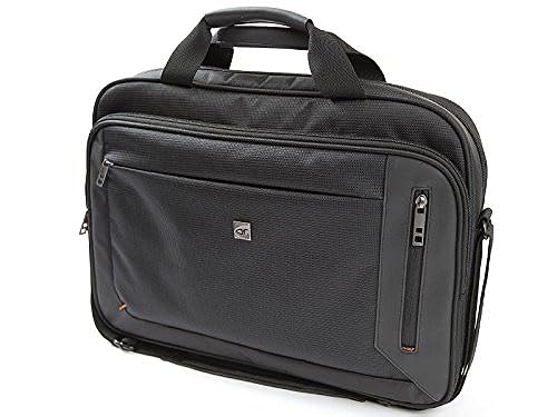 GINO FERRARI Aura Ultrabook Case, Black, International Carry-on (Model: GF1041)